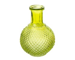 Ваза Бутылка (стекло) 15*11см зеленый