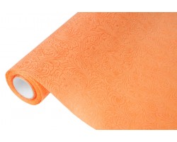 Фетр Розы цветочные  ламинированный 3D 50см*5м оранжевый