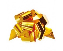 Бант шар 324/75 32мм металл золотой шт.