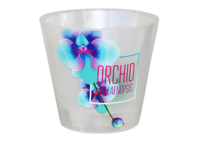 Горшок London Orchid Deco D16мм 1,6л голубая орхидея